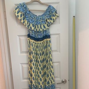 NWT RAGA off the shoulder summer dress